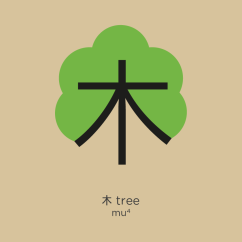 Chineasy_árbol alfabeto escritura